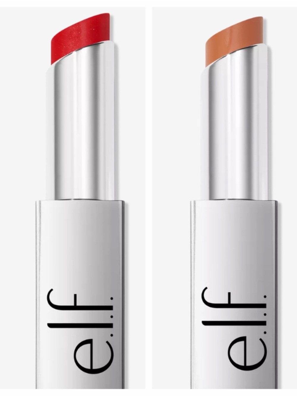 🦋 ELF Glow Reviver Slipstick Lipstick Duo Cherry On Top & CaraMelt New FullSz